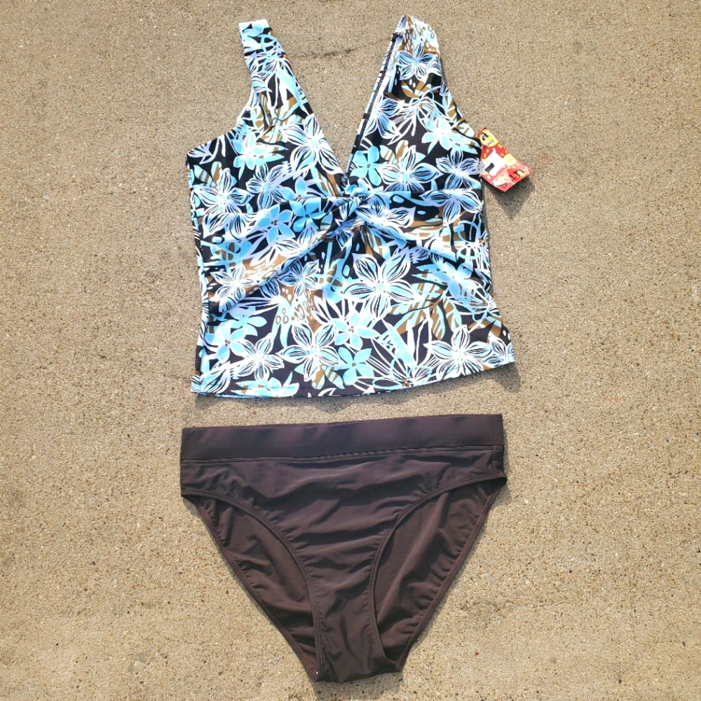 Raya Sun 2 Piece Swimsuit sz 16